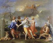 Nicolas Poussin a dance to the music of time oil painting